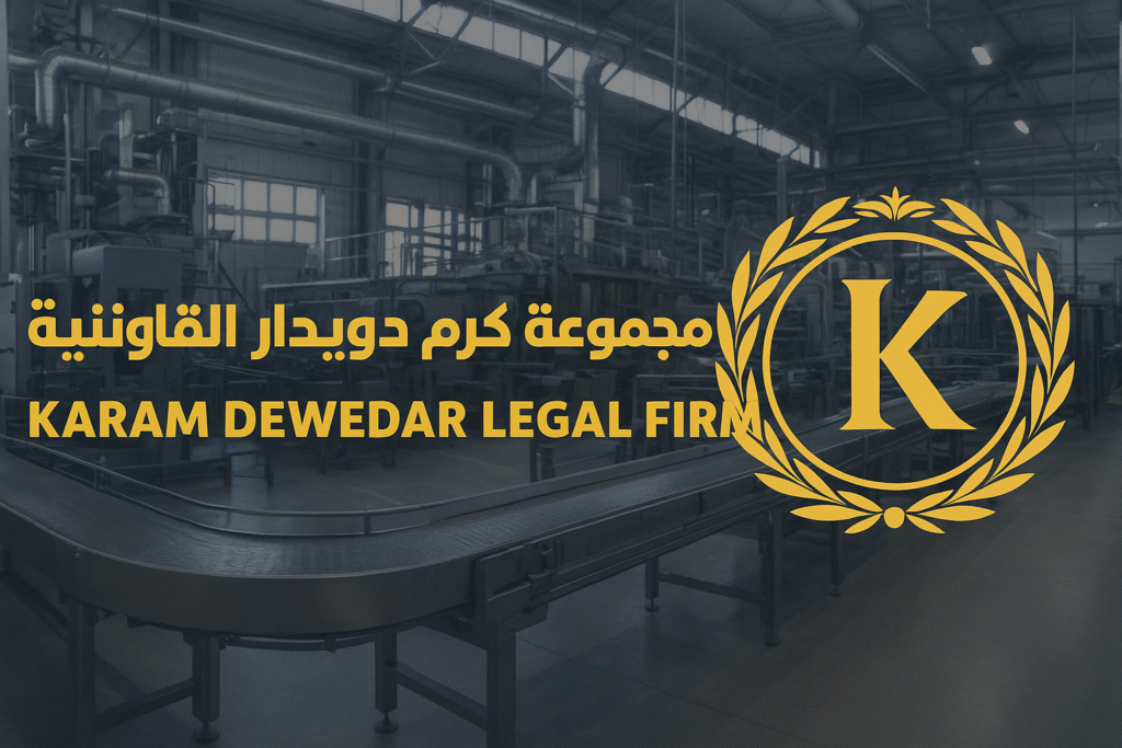 صورة تعبّر عن الإطار القانوني لتأسيس المصانع في مصر وفقًا للقانون رقم 15 لسنة 2017، وتوضح العلاقة بين الترخيص الصناعي والإجراءات القانونية للمستثمرين في القطاع الصناعي