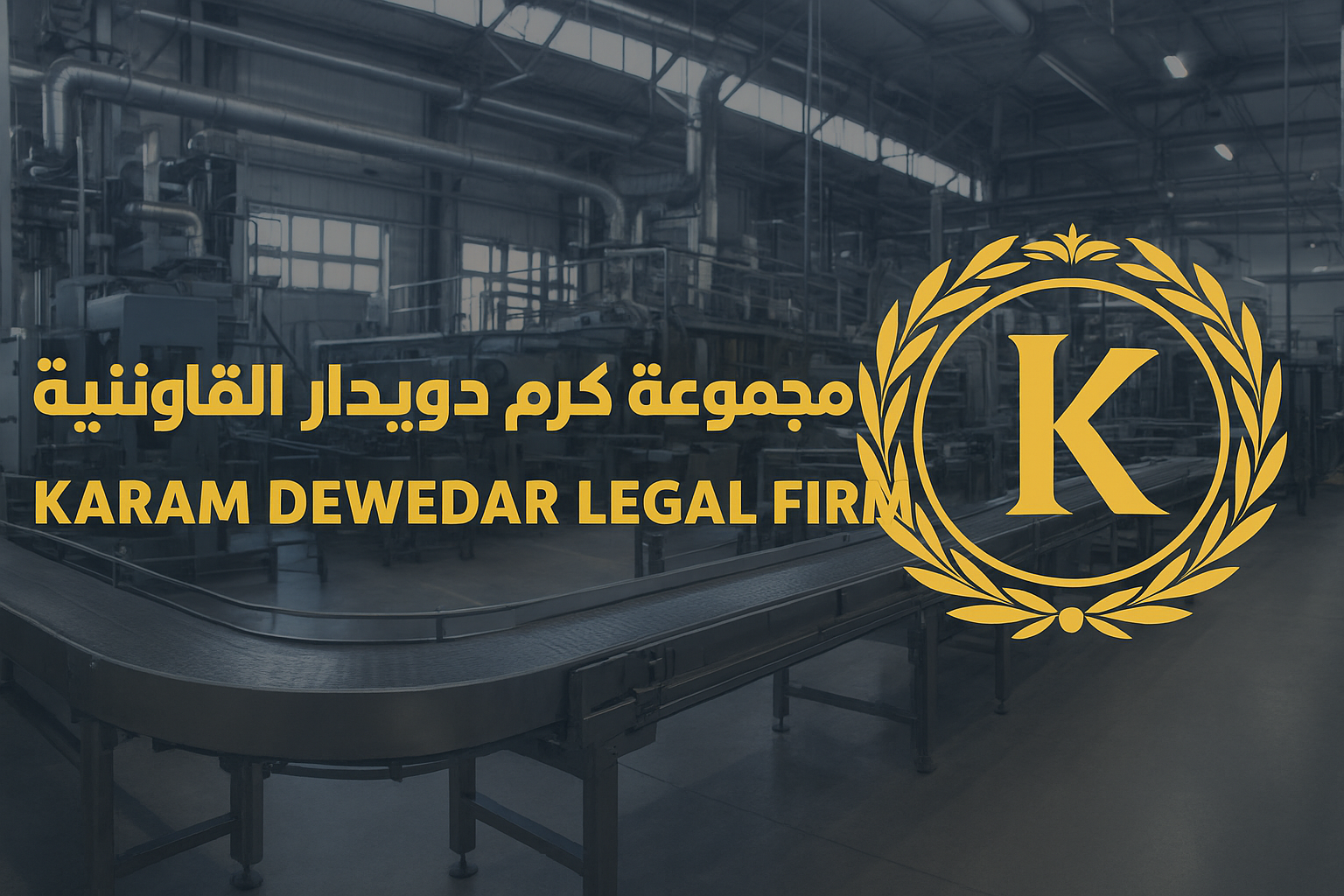 صورة تعبّر عن الإطار القانوني لتأسيس المصانع في مصر وفقًا للقانون رقم 15 لسنة 2017، وتوضح العلاقة بين الترخيص الصناعي والإجراءات القانونية للمستثمرين في القطاع الصناعي